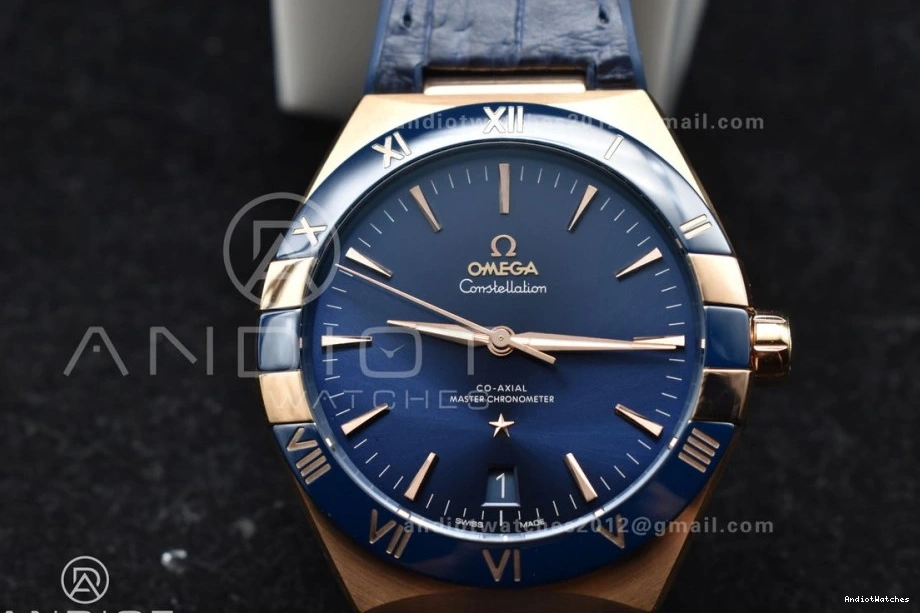 Blue Durable Gummy Best YG On Dial Edition Ceramic Clone 541 A8900 1:1 Blue Strap Constellation Blue Super VSF 0215